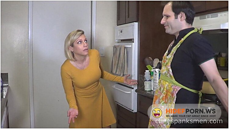 Clare Spanks Men - Kyla Keys - Spanks Hubby In Kitchen [FullHD 1080p]