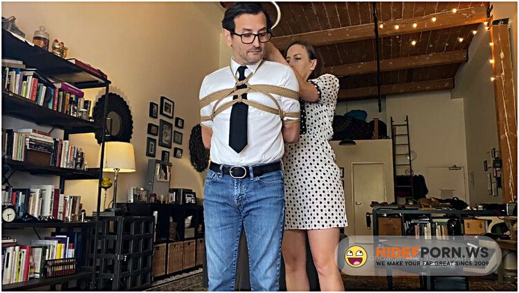 BondageLiberation/Kink - Elise Graves - Kino Offers Himself To Elise For Her To Practice Shibari - Rope Suspension [HD 720p]