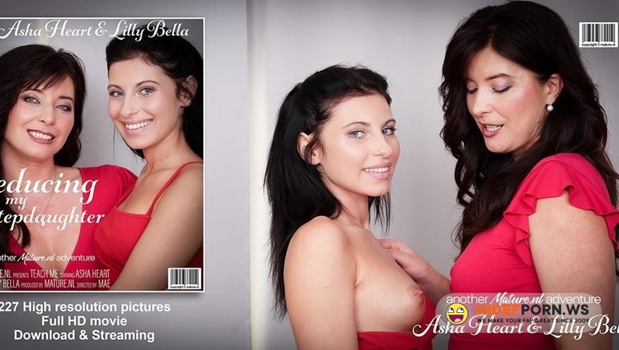 Mature - Asha Heart - Hot Young Lilly Bella Gets Seduced Into Naughty Sex With Her Milf Stepmom Asha Heart [2023/FullHD]