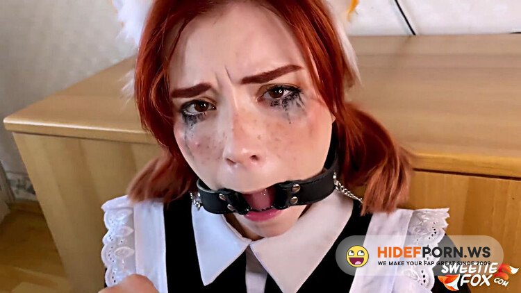 Onlyfans.com - Sweetie Fox - Deep Slobbering Blowjob From Sweetie Fox In School Uniform - Cum On Glasses [FullHD 1080p]