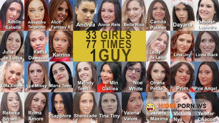 PremiumBukkake.com - 33 girls, 77 times, 1 guy - Adelle Sabelle, Alexandra Targaryen, Alice Fantasy X, [FullHD 1080p]