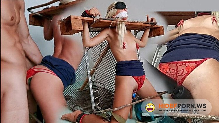 PornHub.com - Restrained Beauty Fucked By Sex Machine. Blonde Babe In Bondage [FullHD 1080p]