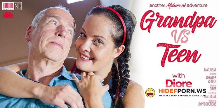 Mature.nl - Diore (22), Rolf (55) - Horny old grandpa bumps into a naughty teen and they end up having sex! (15002) [Full HD 1080p]