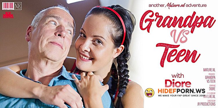 Mature.nl - Diore (22), Rolf (55) - Horny old grandpa bumps into a naughty teen and they end up having sex! (15002) [Full HD 1080p]
