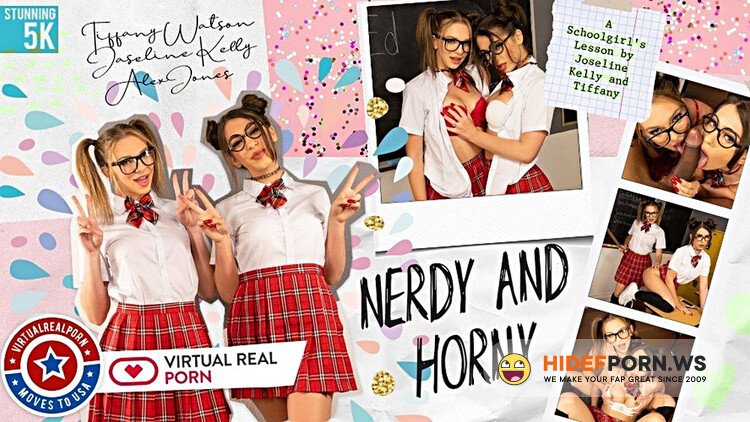 VirtualRealPorn - Joseline Kelly, Tiffany Watson (Nerdy and horny / 17.05.2019) [4K UHD 2160p]
