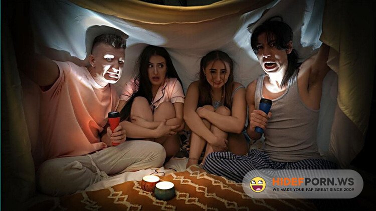 SisSwap.com / TeamSkeet.com - Penelope Kay and Aubree Valentine (Swappin’ Scary Stories) [Full HD 1080p]