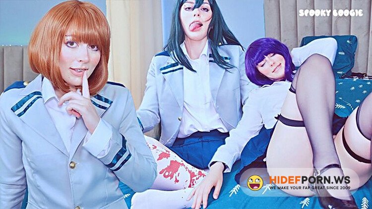ModelHub - Hentai Game: Three Sexy Classmates From UA Academy Try Seduce You To Fuck Their Pretty Holes [FullHD 1080p]