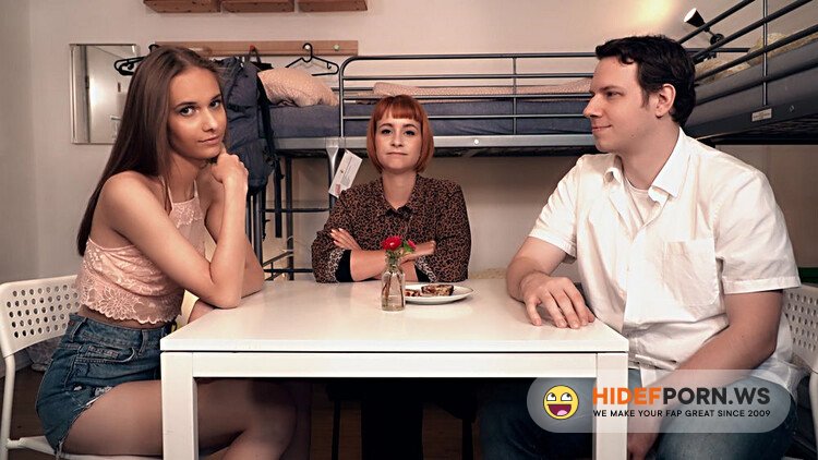LetsDoeIt - THE GIRL, THE GUY AND THE HOSTEL CUCKOLD [FullHD 1080p]
