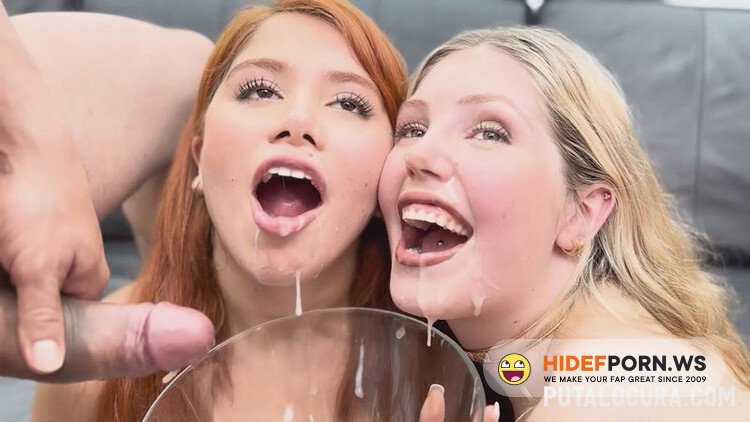 PutaLocura.com - Claudia Garcia , Marina Gold : Mega Bukkake De Despechadas [HD 720p]