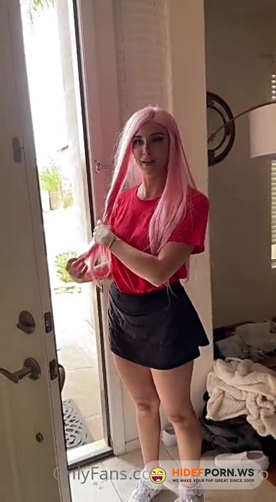 Onlyfans - Sunny Ray Pizza Delivery Blowjob Cum Video Leaked [HD 720p]