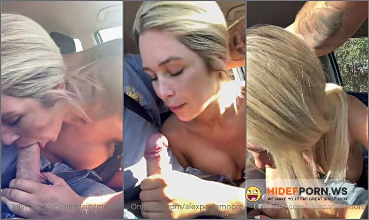 Onlyfans - Alex Paige Moore Car Sex Tape PPV Video Leaked [HD 720p]