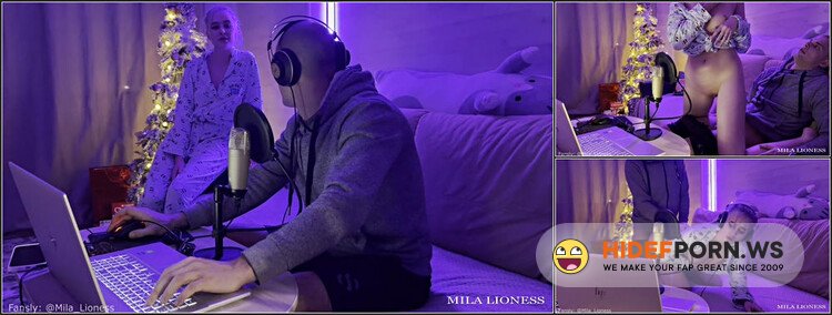 ModelsPorn - Mila Lioness - The Stepson Sweetly Fucked a Wet, Insatiable Stepmom For Interfering In a Video Game Stream [FullHD 1080p]