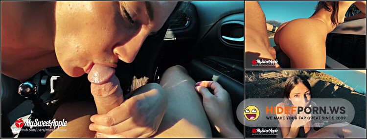 ModelsPorn - MySweetApple - We Get Horny On a Road Trip And Have To Stop And Fuck - Driving With a Facial [FullHD 1080p]