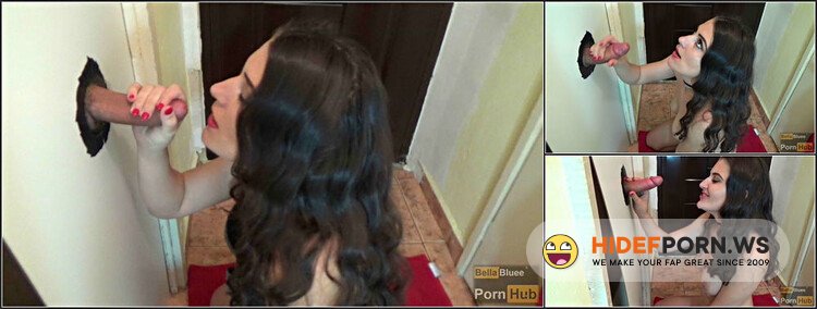 ModelsPorn - Bella Bluee - GloryHole Petite Teen Takes Huge Facial [FullHD 1080p]