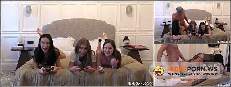 ModelsPorn - Trio Best Friends Teen Lesbian Play Sex Game With Big Natural Cock [FullHD 1080p]