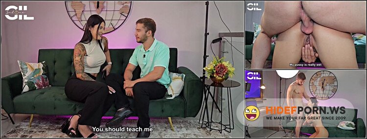 ModelsPorn - Salome Gil - I Interview An Inexperienced Porn Actor And I Convince Him To Fuck And He Ends Up Fillin -Salome Gil [FullHD 1080p]
