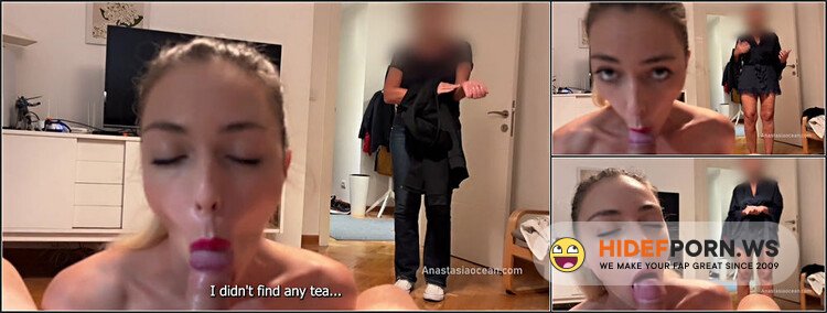 ModelsPorn - Anastasia Ocean - My Mom Caught Me Giving a Blowjob To My Boyfriend. We Were Talking And She Watched And He Cum. [FullHD 1080p]