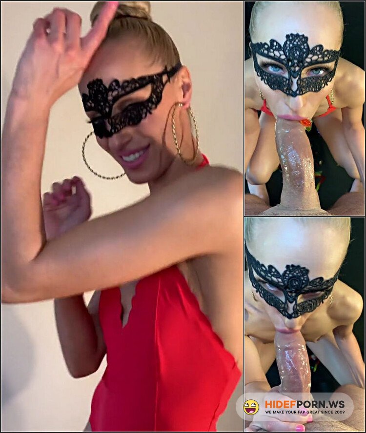 ModelsPorn - Saliva Bunny - Amateur CFNM. Slim, Dancing Blonde Playing With Food And Sucking Thick Dick - Saliva Bunny [FullHD 1080p]