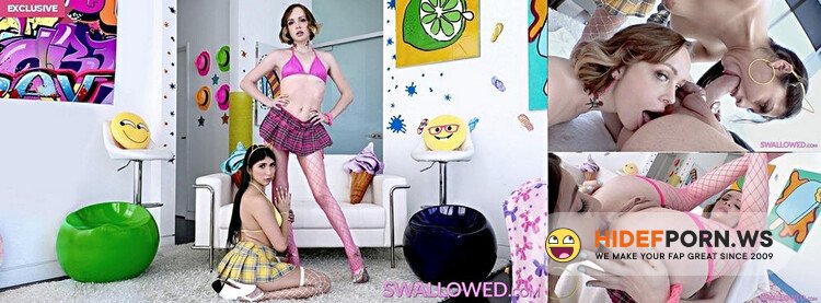 Swallowed - Penelope Woods & Aliya Brynn (SLOPPY TOPPY WITH PENELOPE & ALIYA) [Full HD 1080p]