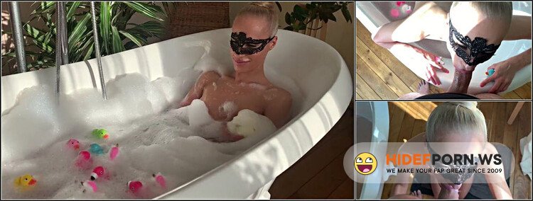 ModelsPorn - Saliva Bunny - Amateur POV Blowjob From Teen Blonde Saliva Bunny | Piss In Mouth Play | Deepthroat | Dirty Talking [FullHD 1080p]