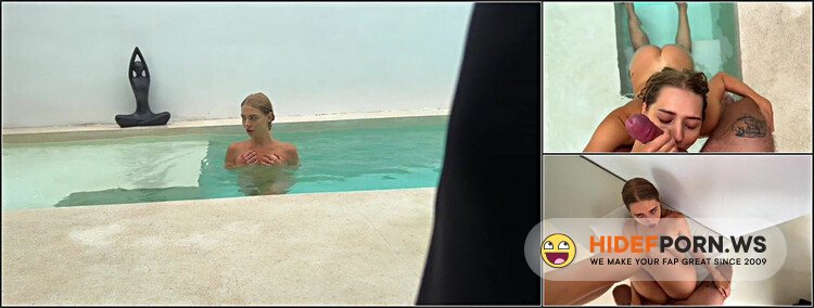 ModelsPorn - Californiababe - Fuck With Naked Stepsis In The Pool While Parents Are Not At Home [FullHD 1080p]