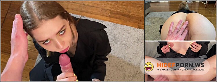 ModelsPorn - Californiababe - THE NEIGHBOR IS IN A BLACK COAT AND SUCKS NICELY AND FUCKS GORGEOUSLY. CUMMATED MUCH ON HER CUNT [FullHD 1080p]