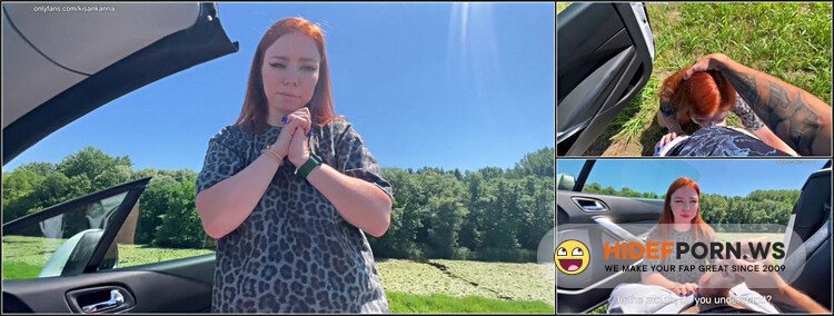 ModelsPorn - Sex IN PUBLIC! DEEPTHROAT In Convertible And RIDING Big Dick [FullHD 1080p]