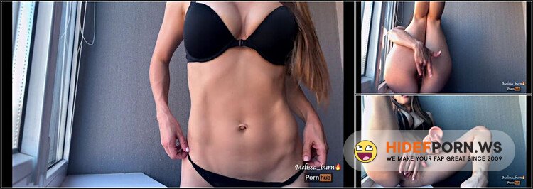 ModelsPorn - Melissa Burn - The Baby Is In Hurry To Cum Sitting On The Window In Front Of The Neighbors [FullHD 1080p]