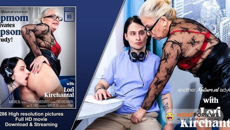 Mature - Lil Endi - This Toyboy Gets Fucking Motivated By His Horny Stepmom Lori Kirchantal To Study And Fuck Hardcore [2023/FullHD]
