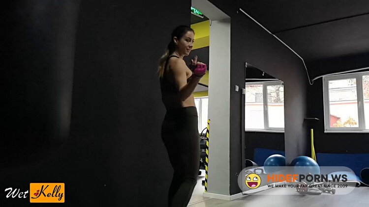 ModelsPorn - Crushed On My Fitness Colleague So We Had Sex In The Gym Restroom - Wet Kelly [FullHD 1080p]