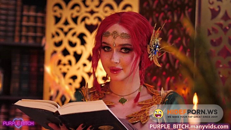 ManyVids - Purple Bitch - Triss Merigold Is Ready For Sex [Full HD 1080p]