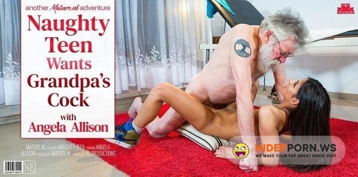 Mature - Angela Allison - Naughty Teen Angela Allison Seduces An Old Grandpa [2023/FullHD]