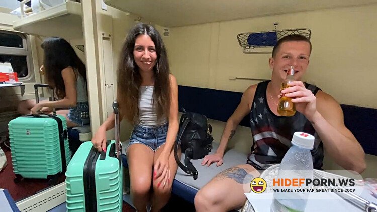 ModelsPorn - A Cute Girl From The Station Turned Out To Be a Neighbor On The Train And We Fucked Her Together [FullHD 1080p]