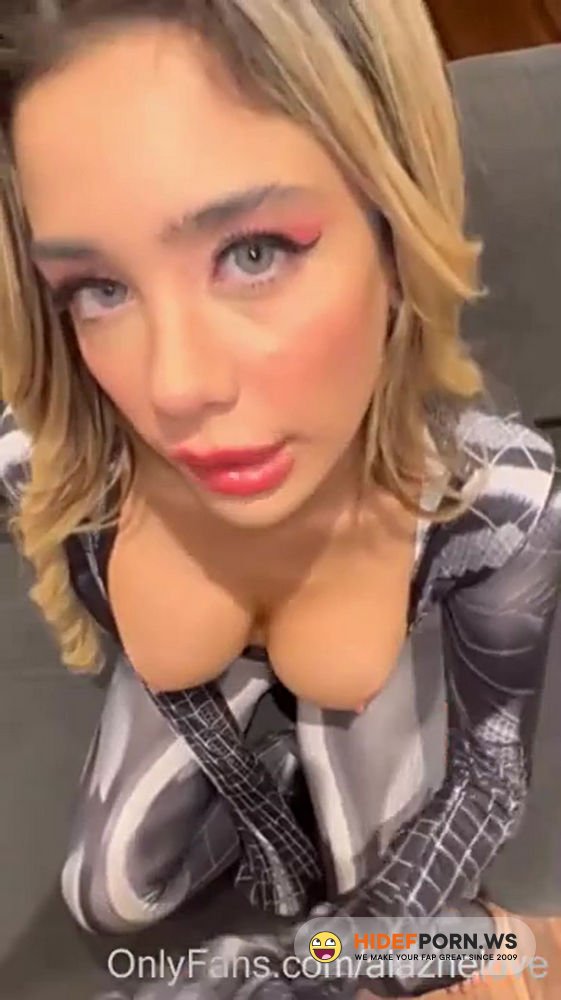 Onlyfans - Alaznelove Black Spider Girl Fuck Stranger Sex Tape Video Leaked [HD 720p]