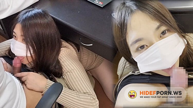 ModelsPorn - I Came Just To Suck Off Fuck Buddy At Work. Japanese Amateur Blowjob In-Mouth [FullHD 1080p]
