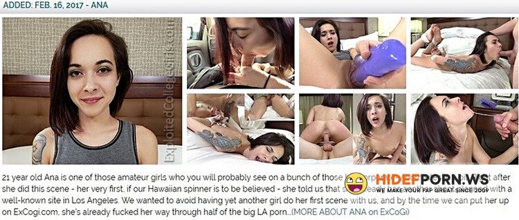 ExploitedCollegeGirls - Ana [HD 720p]