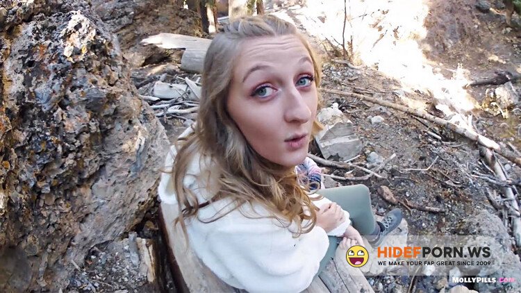 ModelsPornorg - Slutty Hiker Loves Anal Plug Sex - Molly Pills - Public Creampie POV [FullHD 1080p]