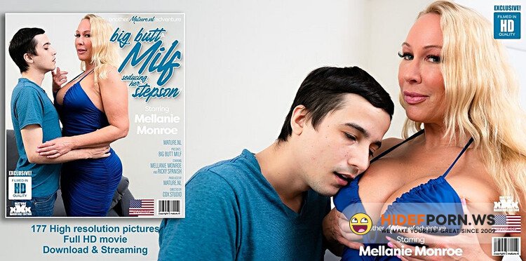 Mature.nl / Mature.eu - Mellanie Monroe - 44 & Ricky Spanish - 27 - Big butt MILF Mellanie Monroe seducing her virgin stepson [Full HD 1080p]