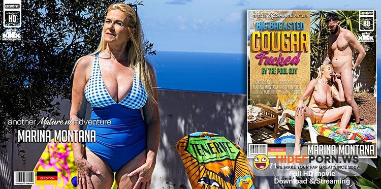 Mature.nl - Marina Montana -EU -55, Stefan Steel -36 - Big breasted cougar Marina Montana gets fucked at the poolside under the hot sun [Full HD 1080p]