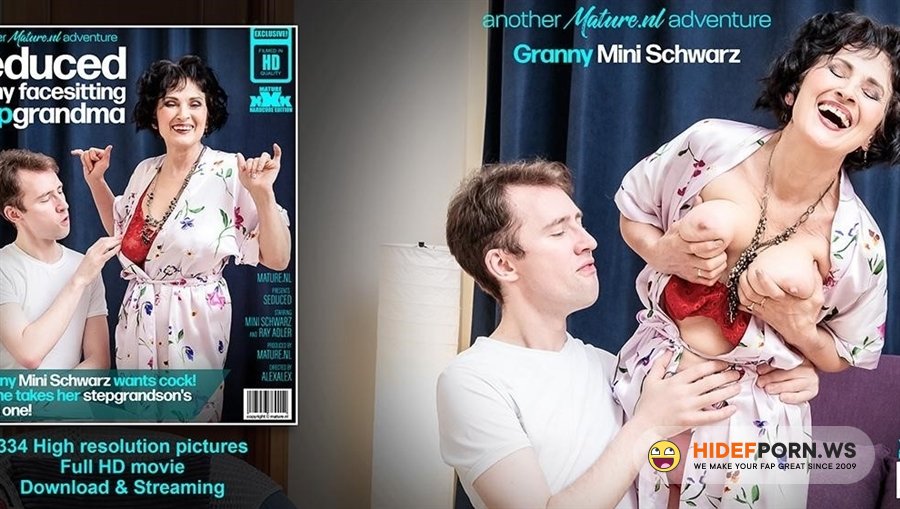 Mature - Mini Schwarz - Mini Schwarz Is A Horny Facesitting Granny That Wants Her Stepgrandsons Hard Cock In Her [2024/FullHD]