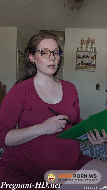 Manyvids.com - Fuck Your Preggo Tutor : Sassy Pantz [UltraHD/2K 1920p]