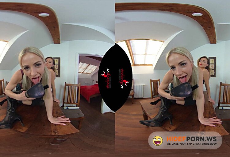 StockingsVR.com - Nathaly Cherie & Victoria Puppy - Foot Fuckers [UltraHD 2K 1920p]