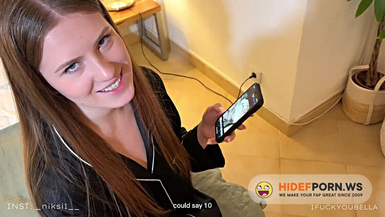 - Ifuckyoubella - Hot Girlfriend Gave Herself Away For a Score Of 1010 [FullHD 1080p]