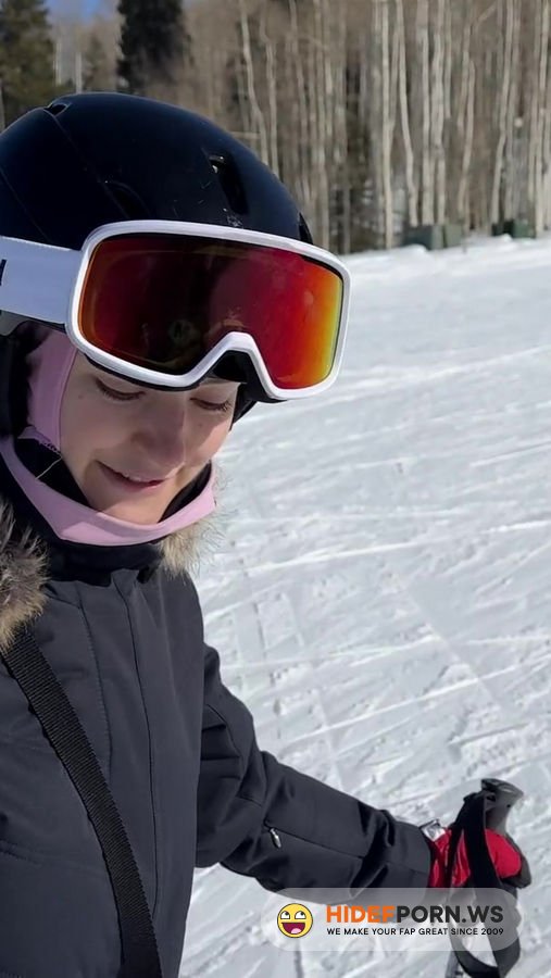 OnlyFans.com - Eva Elfie : Creampie In Snow Mountains [FullHD 1080p]