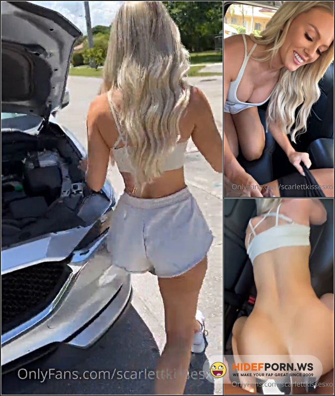 Onlyfans - ScarlettKissesXO Fucking Stranger In Car Video Leaked [FullHD 1080p]