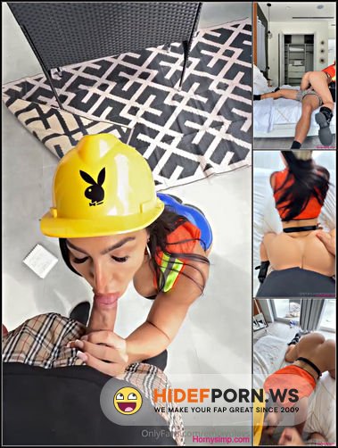 Onlyfans - Emily Rinaudo Sexy Construction Worker Loves Cumshot 1 [SD 1080p] - 2025