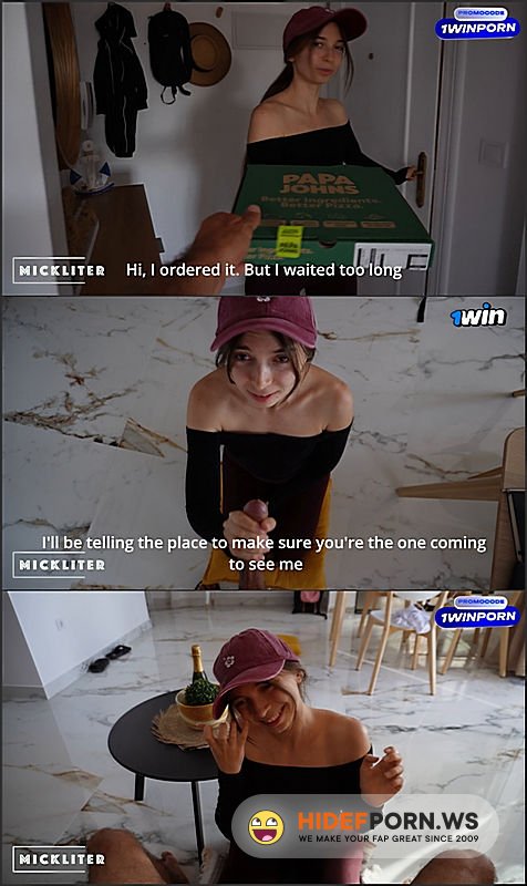 PornHub - The Delivery Girl Ate My Pizza And Wanted To Run Away. I Made Her Suck - MickLiter [FullHD 1080p] - 2025