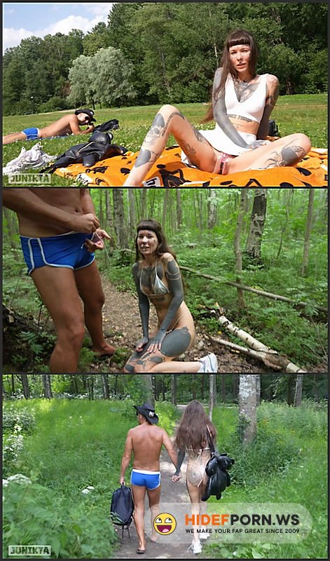 PornHub - I Walked Around In Vibro Panties, Met An Italian, And Sucked Him Off In The Bushes Part 2 - Marseline Black [FullHD 1080p] - 2025
