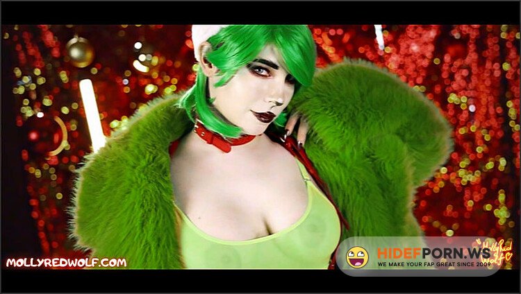 Onlyfans - MollyRedWolf – Grinch Hot Christmas Creampie [UltraHD 4K 2160p] - 2025
