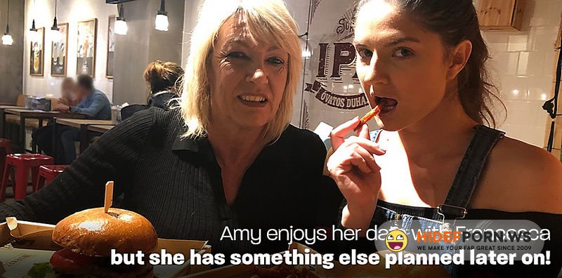 Mature.nl - 56 Year Old Amy Having a Sex Date With a Young Lady : Amy (EU) (56), Francesca DiCaprio (EU) (24) [FullHD 1080p]
